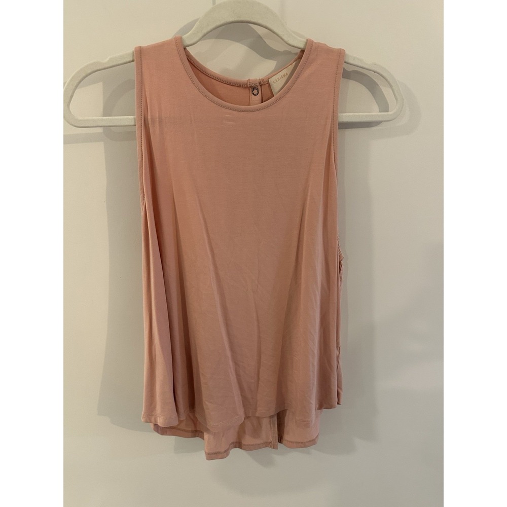 Kerisma Blush Pink Oversized Muscle Top Sleeveless Soft Small